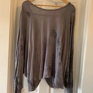 Free People Oversized Cross Back Sweatshirt Women's Small